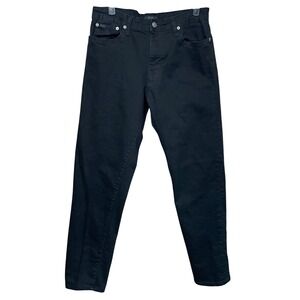 Polo Ralph Lauren Womens Black Classic Fit Straight Leg Denim Jeans Size XL
